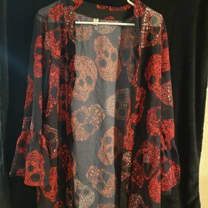 Nextmia Elegant Sheer Longline Shull Cardigan